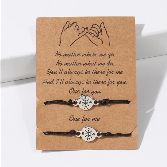 Jewelry - “No Matter Where We Go” Friendship Bracelets